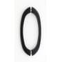 Alno C855 Luxury Contemporary 8" Center to Center Back to Back Door Pulls - Shower Door Handles Matte Black