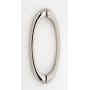 Alno C855 Luxury Contemporary 8" Center to Center Back to Back Door Pulls - Shower Door Handles Polished Nickel