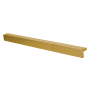Alno Tab 8-1/2" Long Linear Surface Mount Solid Brass Cabinet Handle / Drawer Pull Satin Brass