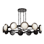 Alora Lighting Alonso 51" Wide LED Ring Chandelier Urban Bronze