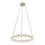 Alora Lighting Marni 33" Wide LED Ring Chandelier Polished Nickel