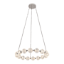 Alora Lighting Marni 33" Wide LED Ring Chandelier Polished Nickel