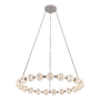 Alora Lighting Marni 42" Wide LED Ring Chandelier Polished Nickel