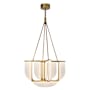 Alora Lighting Anders 30" Wide LED Chandelier Vintage Brass