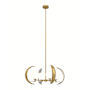 Alora Lighting Celeste 4 Light 30" Wide Chandelier Vintage Brass