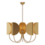 Alora Lighting Seno 5 Light 32" Wide Chandelier Aged Gold