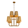 Alora Lighting Plisse 8 Light 30" Wide Chandelier Aged Gold