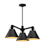 Alora Lighting Archer 3 Light 25" Wide Chandelier Matte Black