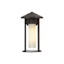 Alora Lighting Tenko 9" Tall Wall Sconce Bronze / Glossy Opal Glass