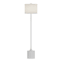Alora Lighting Issa 20" Tall Buffet Floor Lamp White / Ivory Linen