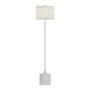 Alora Lighting Issa 20" Tall Buffet Floor Lamp White / Ivory Linen