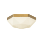 Brushed Gold / Opal Glass