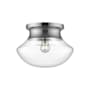 Alora Lighting Marcel 13" Wide Flush Mount Bowl Ceiling Fixture Chrome