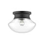 Alora Lighting Marcel 13" Wide Flush Mount Bowl Ceiling Fixture Matte Black