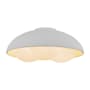 Alora Lighting Robyn 3 Light 16" Wide Flush Mount Ceiling Fixture with Opal Glass Shades Antique White / Opal Glass