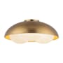 Alora Lighting Robyn 3 Light 16" Wide Flush Mount Ceiling Fixture with Opal Glass Shades Brushed Gold / Opal Glass