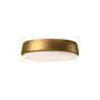 Alora Lighting Laval 9" Wide LED Flush Mount Ceiling Fixture with Acrylic Shade Aged Gold
