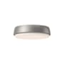Alora Lighting Laval 9" Wide LED Flush Mount Ceiling Fixture with Acrylic Shade Brushed Nickel