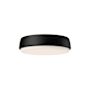 Alora Lighting Laval 9" Wide LED Flush Mount Ceiling Fixture with Acrylic Shade Matte Black