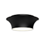 Alora Lighting Emiko 2 Light 13" Wide Flush Mount Ceiling Fixture Matte Black