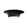 Alora Lighting Emiko 2 Light 16" Wide Flush Mount Ceiling Fixture Matte Black