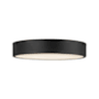 Alora Lighting Adelaide 11" Wide Switchable White LED Flush Mount Drum Ceiling Fixture Matte Black