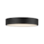 Alora Lighting Adelaide 11" Wide Switchable White LED Flush Mount Drum Ceiling Fixture Matte Black
