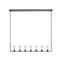 Alora Lighting Revolve 7 Light 4" Wide Taper Candle Chandelier Urban Bronze