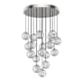 Alora Lighting Marni 21" Wide LED Multi Light Pendant Polished Nickel