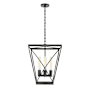 Alora Lighting Lattice 4 Light 17" Wide Multi Light Pendant Urban Bronze