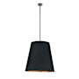 Alora Lighting Calor 3 Light 25" Wide Pendant Urban Bronze / Black / Gold