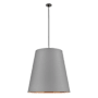 Alora Lighting Calor 3 Light 30" Wide Pendant Urban Bronze / Grey / Gold