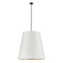Alora Lighting Calor 3 Light 30" Wide Pendant Urban Bronze / White / Gold