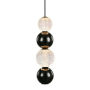 Alora Lighting Onyx 9" Wide Multi Light Pendant Natural Brass
