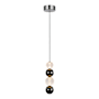 Alora Lighting Onyx 9" Wide Multi Light Pendant Polished Nickel