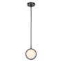Alora Lighting Blanco 6" Wide LED Mini Pendant Urban Bronze / Alabaster