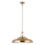 Alora Lighting Palmetto 20" Wide Pendant Polished Brass / Glossy Opal Glass