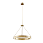 Alora Lighting Kensington 30" Wide LED Ring Chandelier Vintage Brass