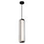 Alora Lighting Alai 25" Tall 2700K LED Pendant Urban Bronze / Ribbed Glass