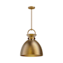 Alora Lighting Waldo 14" Wide Pendant Aged Gold