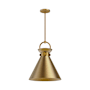 Alora Lighting Emerson 14" Wide Pendant Aged Gold