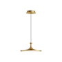 Alora Lighting Issa 12" Wide 3000K Mini Pendant Brushed Gold