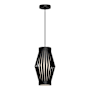 Alora Lighting Hana 8" Wide Mini Pendant with Opal Glass Shade Matte Black