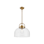 Alora Lighting Lancaster 15" Wide Pendant Aged Gold