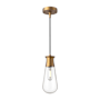 Alora Lighting Marcel 8" Wide Mini Pendant Aged Gold