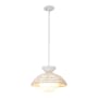 Alora Lighting Perth 15" Wide Pendant White / Opal Glass