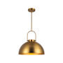 Alora Lighting Harper 16" Wide Pendant Aged Gold