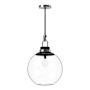 Alora Lighting Copperfield 16" Wide Pendant with Clear Glass Shade Chrome