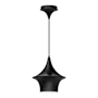 Alora Lighting Emiko 10" Wide Mini Pendant Matte Black