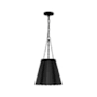 Alora Lighting Plisse 12" Wide Pendant Matte Black